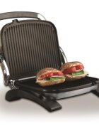 Korkmaz Електрическа скара 1800W Inox/Black "Tostkolik" -