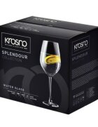 Krosno Комплект чаши за вода от 6 части кристално стъкло 500 мл 'Splendour