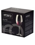 Krosno Комплект от 6 чаши за червено вино изработени от кристално стъкло 36