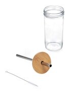 La Cafetiere Чаша за bubble tea с капак и сламка направена от стъкло 650 ml – La