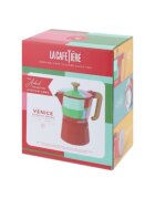 La Cafetiere Еспресо машина алуминий 290 мл "Venice Utopian Lines" червена - La