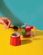 La Cafetiere Еспресо машина алуминий 290 мл "Venice Utopian Lines" червена - La