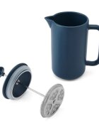 La Cafetiere Френска преса Cafetière керамика 1 л "Арецо" тъмносиня – La Cafeti