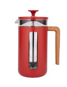La Cafetiere Кафемашина изработена от боросиликатно стъкло 1L "Pisa" червена -