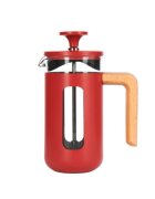 La Cafetiere Кафемашина изработена от боросиликатно стъкло 350 мл "Пиза" червен