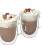 La Cafetiere Комплект 2 чаши за горещ шоколад термоустойчиво стъкло 350мл - марка