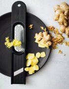 Microplane Инструмент 3 в 1 джинджифил неръждаема стомана черен -
