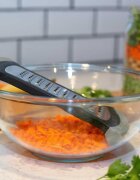 Microplane Изключително едро ренде за карфиол сиво -