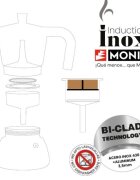Monix Кафемашина неръждаема стомана 195 мл черна -