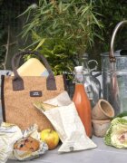 Natural Element Комплект от 2 торбички за храна за сандвичи пчелен восък - Natural E