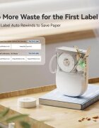 Niimbot Преносим термопринтер за етикети модел D11_H черен -