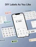 Niimbot Преносим термопринтер за етикети модел D11_H черен -
