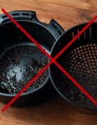 NOSTIK Комплект от 2 кръгли незалепващи защитни листа за AirFryer фибростъкл