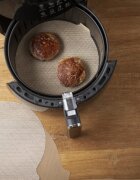 NOSTIK Комплект от 2 кръгли незалепващи защитни листа за AirFryer фибростъкл