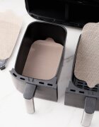 NOSTIK Комплект от 4 незалепващи защитни листа за двоен фритюрник "AirFryer"