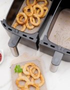 NOSTIK Комплект от 4 незалепващи защитни листа за двоен фритюрник "AirFryer"