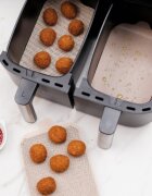 NOSTIK Комплект от 4 незалепващи защитни листа за двоен фритюрник "AirFryer"