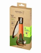 Opinel Джобен нож N°12 с екстрактор за кърлежи "Explore" Orange -
