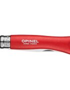 Opinel Джобен нож неръждаема стомана 8 см "My first" Red -