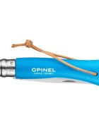 Opinel N°07 джобно ножче неръждаема стомана 8 см "Colorama" Cyan -