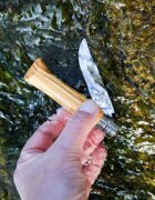 Opinel N°08 джобен нож с кания неръждаема стомана 85 см "Tradition Luxe"