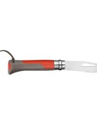 Opinel N°08 джобен нож със свирка неръждаема стомана 85 см "Outdoor" Red