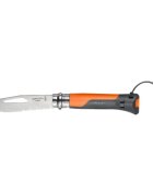 Opinel N°08 джобен нож със свирка неръждаема стомана 85 см "Outdoor" Sof