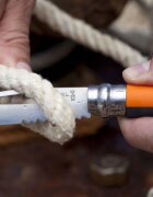 Opinel N°08 джобен нож със свирка неръждаема стомана 85 см "Outdoor" Sof