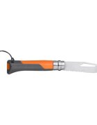 Opinel N°08 джобен нож със свирка неръждаема стомана 85 см "Outdoor" Sof