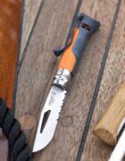 Opinel N°08 джобен нож със свирка неръждаема стомана 85 см "Outdoor" Sof