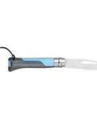 Opinel N°08 джобно ножче със свирка неръждаема стомана 85 см "Outdoor" S