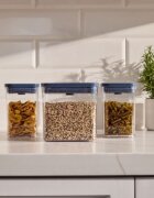 OXO Комплект контейнери за храна POP от 3 части пластмасови "Storm Blue"