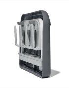OXO Поставка за сушене на бутилки 31 x 16 x 122 см алуминий -