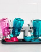 OXO Поставка за сушене на бутилки 31 x 16 x 122 см алуминий -
