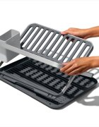 OXO Сгъваема стойка за сушене на ястие 417 x 371 x 51 см алуминий - O