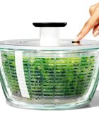 OXO Центрофуга за салата стъклена купа 4.1 L / 27 cm -
