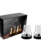Peugeot Комплект от 2 чаши за уиски с матова черна охлаждаща основа "Atmosphe