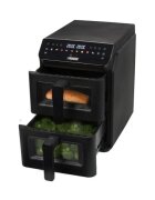 Princess Двоен фритюрник с горещ въздух 5.6+5.6 л 3000 W черен -