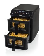 Princess Двоен фритюрник с горещ въздух 5.6+5.6 л 3000 W черен -