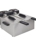 Princess Фритюрник с 2 отделения 6 л 2x1800 W сребрист -