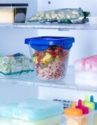 pyrex Дълбок квадратен контейнер за храна с херметически затворен капак т