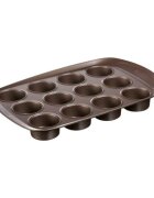 pyrex Форма за мъфини с 12 отделения въглеродна стомана 38x25.5 см -