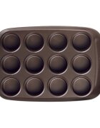 pyrex Форма за мъфини с 12 отделения въглеродна стомана 38x25.5 см -