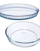 pyrex Комплект от 2 формички за тарт термоустойчиво стъкло 26 см/28 см - P