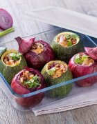 pyrex Комплект от 2 правоъгълни контейнера за храна с капаци изработени от