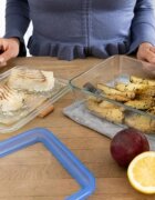 pyrex Контейнер за съхранение на храна с термоустойчив стъклен капак 22x17с