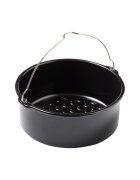 pyrex Кръгъл съд за фритюрник с горещ въздух стомана 19 см -