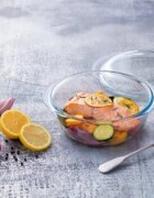 pyrex Кръгла чиния изработена от термоустойчиво стъкло 2.2 л + 0.8 л - PYR