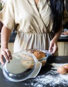 pyrex Кръгла купа термоустойчиво стъкло 1 л + 03 л -