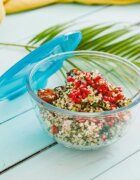 pyrex Купа с капак изработена от термоустойчиво стъкло 15 см / 700 мл - PY